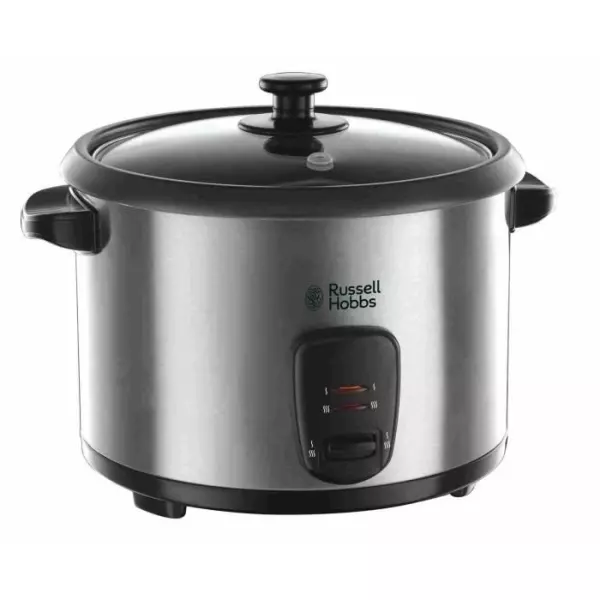 Cuiseur a riz - RUSSELL HOBBS - 19750-56 - 700 W - Bol : 3,3 L - Anti-adhésif - Inox