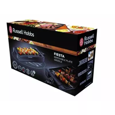 Plancha - RUSSELL HOBBS - Fiesta - 22550-56 - 2400 W - Surface de cuis