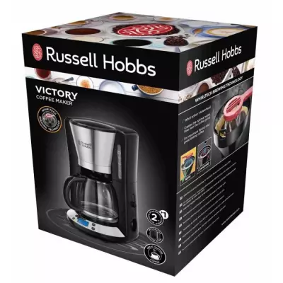 Cafetiere Filtre - RUSSELL HOBBS - Victory 24030-56 - 1100 W - 1.25 L