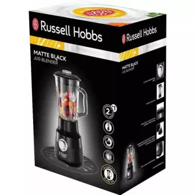 Blender - RUSSELL HOBBS - Matte Black 24722-56 - 650 W - Noir mat - Bo