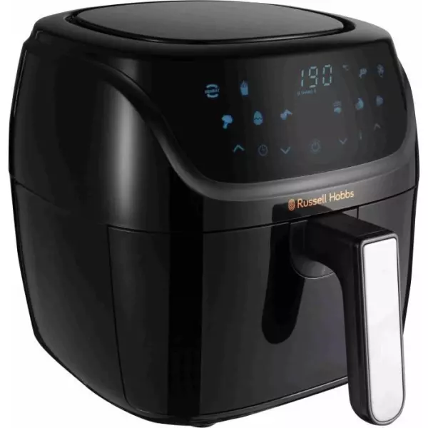 Friteuse a air - RUSSELL HOBBS - SatisFry Medium 4L - 27160-56 - 1350 W - 4 L - 10 programmes - Noir