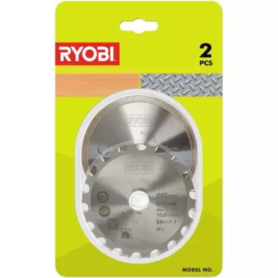 RYOBI - Kit 2 lames (1 lame pour bois/métal et 1 lame carrelage) 85 m