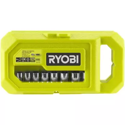 RYOBI - Coffret 1 clé 90 dents, 8 douilles (de 8 a 15 mm) & adaptateu