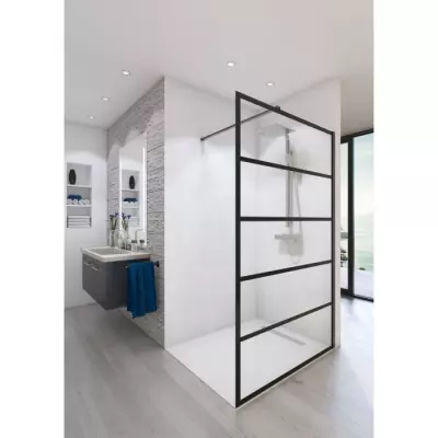 Paroi de douche en kit BALEARES ATELIER N°2 - Saint-Gobain - Verre Ti