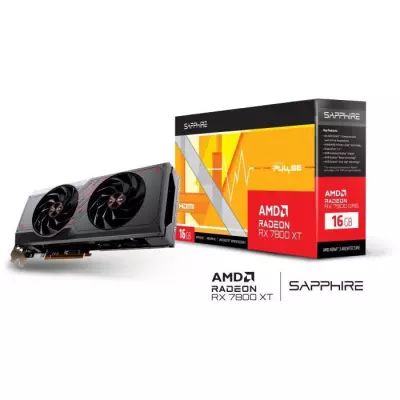 SAPPHIRE - Carte Graphique - PULSE AMD RADEON™ RX 7800 XT GAMING 16G