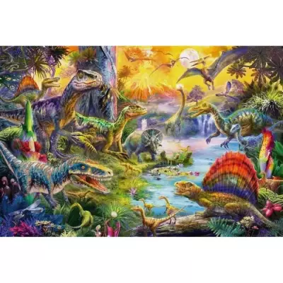 Dinosaures - avec add on (figurines de dinosaures) - 60 pcs - SCHMIDT