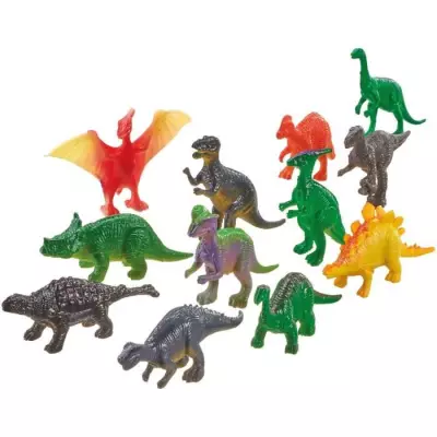 Dinosaures - avec add on (figurines de dinosaures) - 60 pcs - SCHMIDT