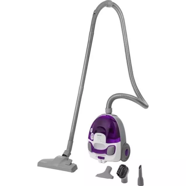 Aspirateur traineau sans sac - SENCOR - SVC-512VT - 890 W - 76 dB - 1,5 L - Violet