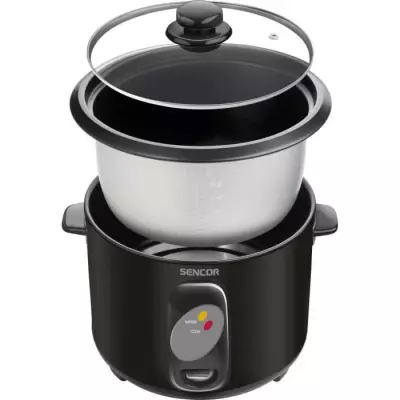 Cuiseur a riz - SENCOR - SRM 1001BK - 400 W - 1 L - Noir