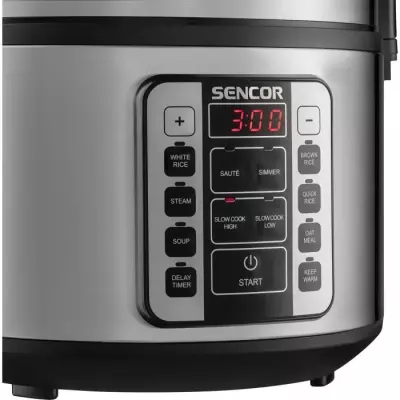 Cuiseur a riz multifonctionnel - SENCOR - SRM 3151BK - 700 W - 1,5 L -