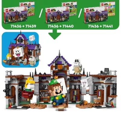 LEGO Super Mario 71436 Manoir hanté du Roi Boo - Set Collector Ninten