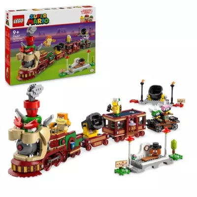 LEGO Super Mario 71437 Train Bowser Express - Jouet avec des Personnag