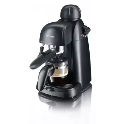 SEVERIN KA5978 Cafetiere Expresso, Vapeur pour Mousse de lait, Petite