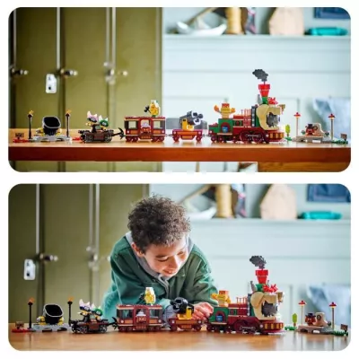 LEGO Super Mario 71437 Train Bowser Express - Jouet avec des Personnag