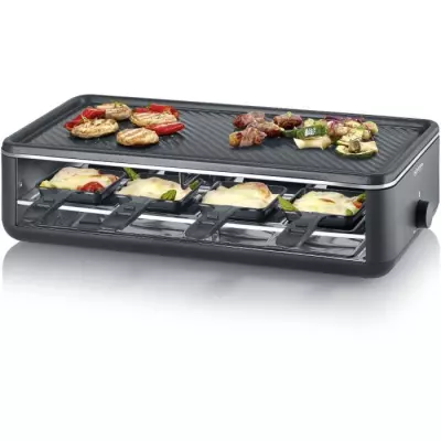 Appareil a raclette - SEVERIN - RG2365 - 8 personnes - Plaque de cuiss