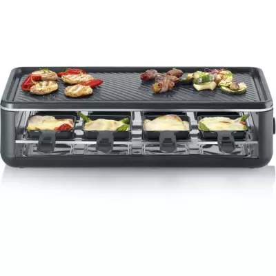 Appareil a raclette - SEVERIN - RG2365 - 8 personnes - Plaque de cuiss