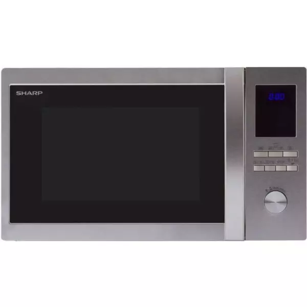 SHARP R-922STWE - Micro ondes grill Inox - 32 L - 1000 W - Grill 1100 W - Four 2500 W - Pose libre