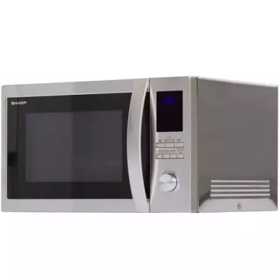 SHARP R-922STWE - Micro ondes grill Inox - 32 L - 1000 W - Grill 1100