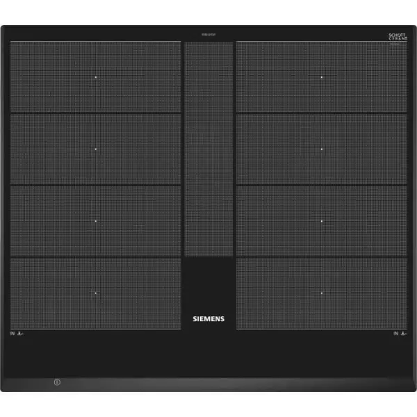 Table induction 60cm - SIEMENS - 4-foyers - 59,2 x 52,2 cm - Noir - IQ700 - EX651LYC1F