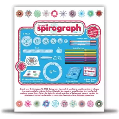 Jeu de dessin - SILVERLIT - SPIROGRAPH - Set de démarrage 30 pieces -