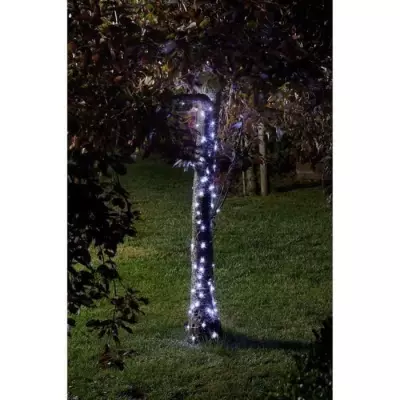 Guirlande solaire d'extérieur SMARDTV - Luciole 100 Leds blanc froid