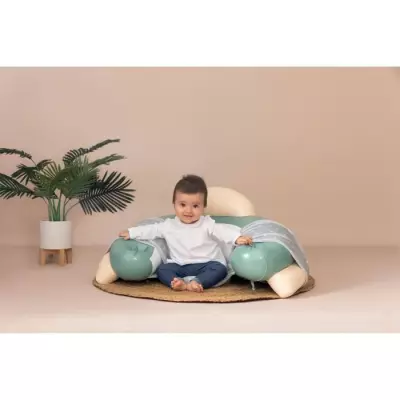 Siege bébé Little Smoby Cosy Seat - Vert - Avec tablette d'éveil -