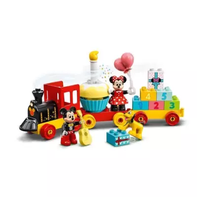 LEGO 10941 DUPLO Disney Le Train d'Anniversaire de Mickey et Minnie Jo