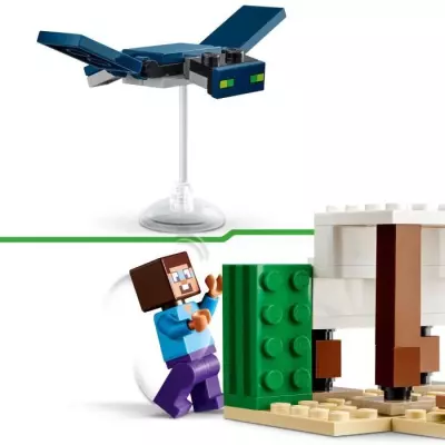 LEGO 21251 Minecraft L'Expédition de Steve dans le Désert, Jouet de