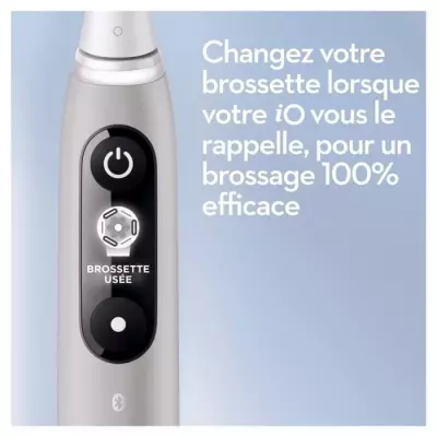 Oral-B iO 6S Brosse a Dents Électrique connectée Bluetooth Grise, 2