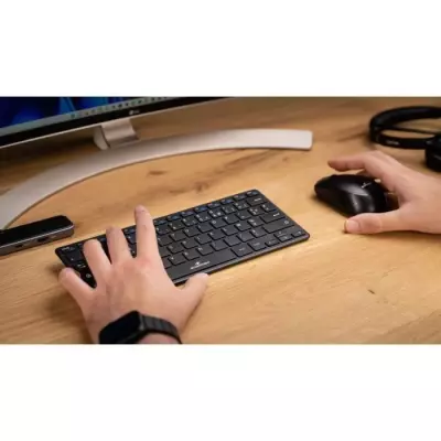 Pack Clavier Souris - BLUESTORK - PACK MINI - Sans Fil - Compact - Noi