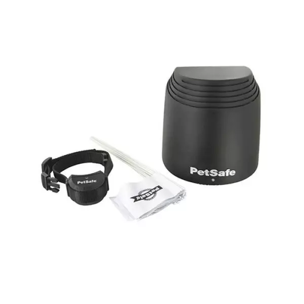 PetSafe - Clôture Anti-fugue Sans Fil Portable et électrique pour Chien Stay & Play avec Collier Anti-Fugue, Rechargeable,Port