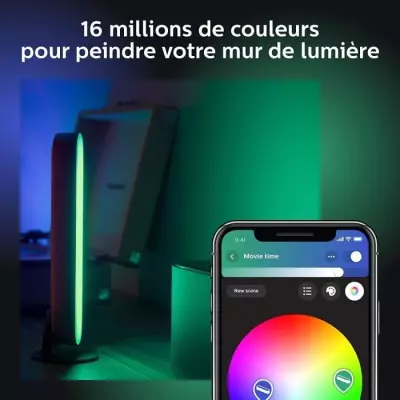 Lampe connectée Philips Hue Hue Play Pack x1 - Blanc