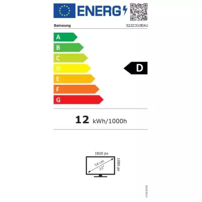 Ecran PC - SAMSUNG - S22C310EAU - 22 FHD - Dalle IPS - 5 ms - 75 Hz -