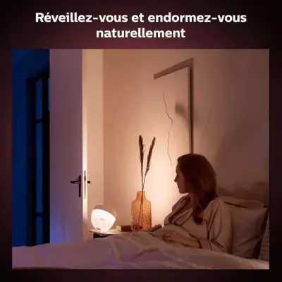 Philips Hue White & Color Ambiance, Iris compatible Bluetooth, Blanc,