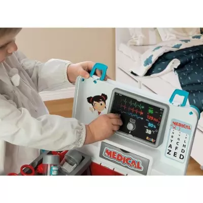 Smoby - Malette médicale - Nombreux accessoires de médecin - Dés 3