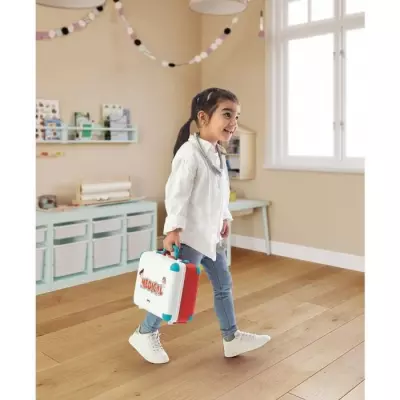 Smoby - Malette médicale - Nombreux accessoires de médecin - Dés 3