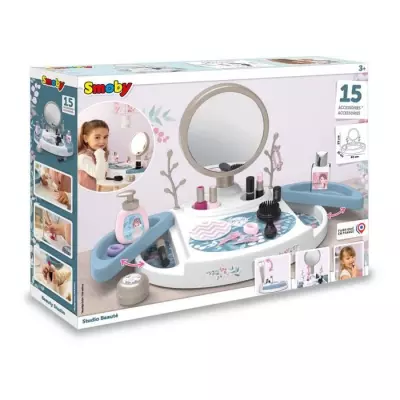 Smoby - My beauty studio - Coiffeuse sur table avec miroir inclinable