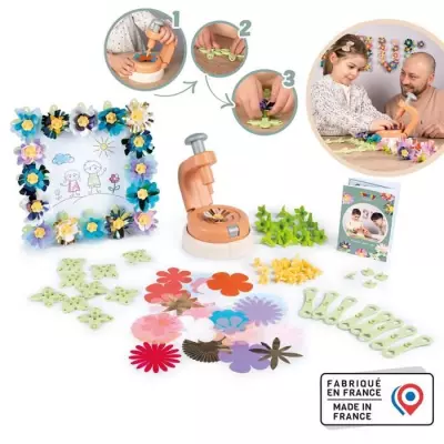 Smoby - Loisirs créatif - Set de création fleurs objets décoratifs