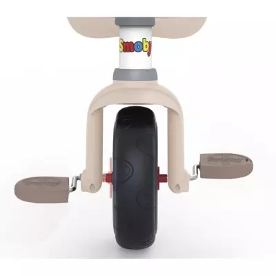 SMOBY Tricycle enfant évolutif Be Fun - Structure métal - Rose