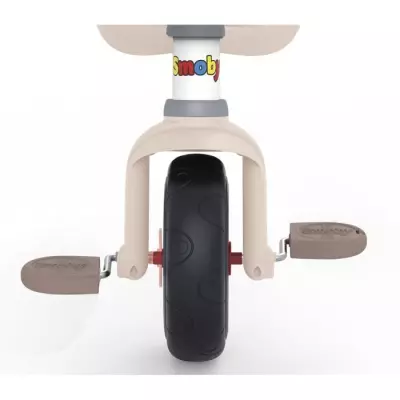 Smoby -Tricycle évolutif enfant Be Fun Confort - Rose - Canne parenta