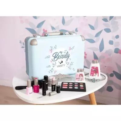 Smoby - My Beauty Vanity - Valise Beauté pour Enfant - Coiffure + Ong