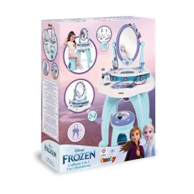 Coiffeuse 2 en 1 Frozen - Reine des Neiges - des 3 ans