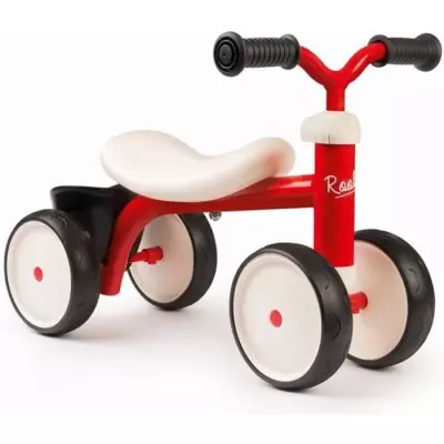 Porteur Métal Rookie - Rouge - SMOBY - Pour Enfant des 12 mois - 4 ro