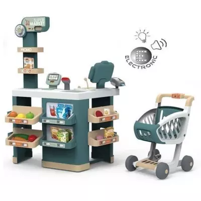 Marchande Supermarket Smoby - Des 3 ans - Coin légumes/fruits - Mini