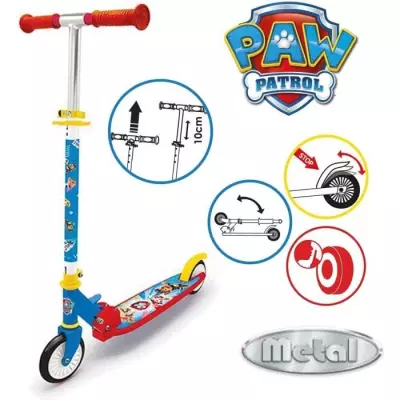 Smoby - Pat' Patrouille Patinette 2 roues - Pliable - Trottinette avec