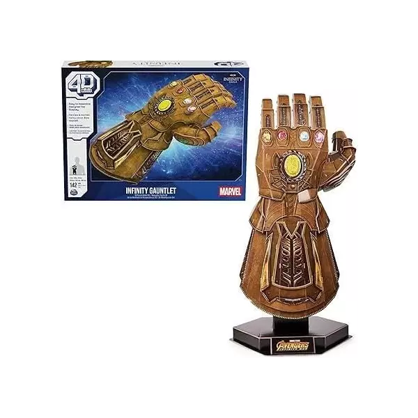 Marvel - GANT DE L'INFINI DE THANOS - Maquette 4D a construire - 35 cm