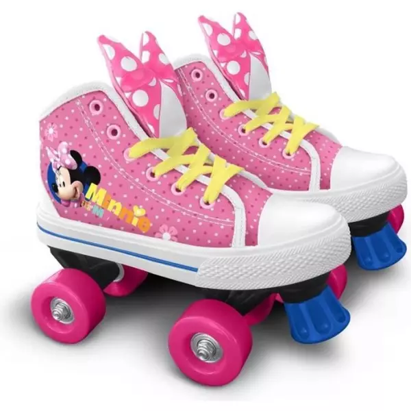 Patins a roulettes Quad - DISNEY MINNIE - Taille 28 - Fille - Roues PVC