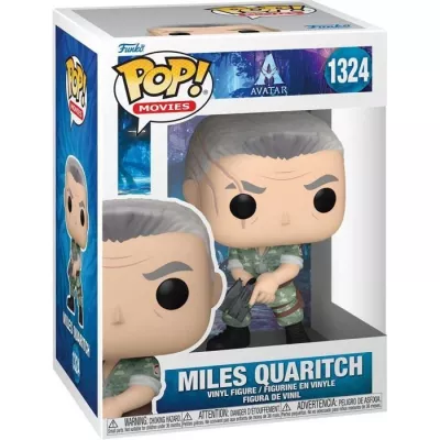 Figurine de jeu POP Movies: Avatar- Miles Quaritch - Dimensions compactes