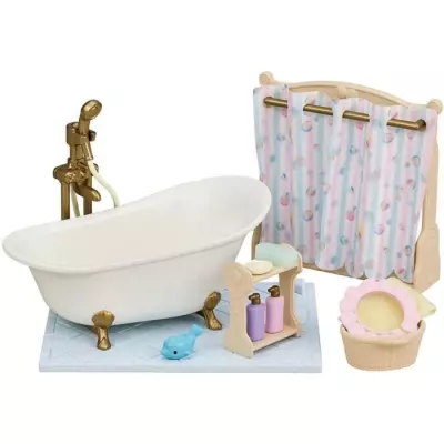 Le set baignoire et douche - SYLVANIAN FAMILIES - 5739 - Ensemble de s