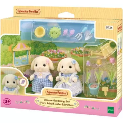 Poupée - SYLVANIAN FAMILIES - Le frere et la soeur Lapin Bélier - Ja